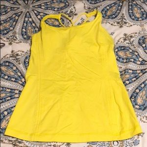Yellow Lululemon size 4 Tank top